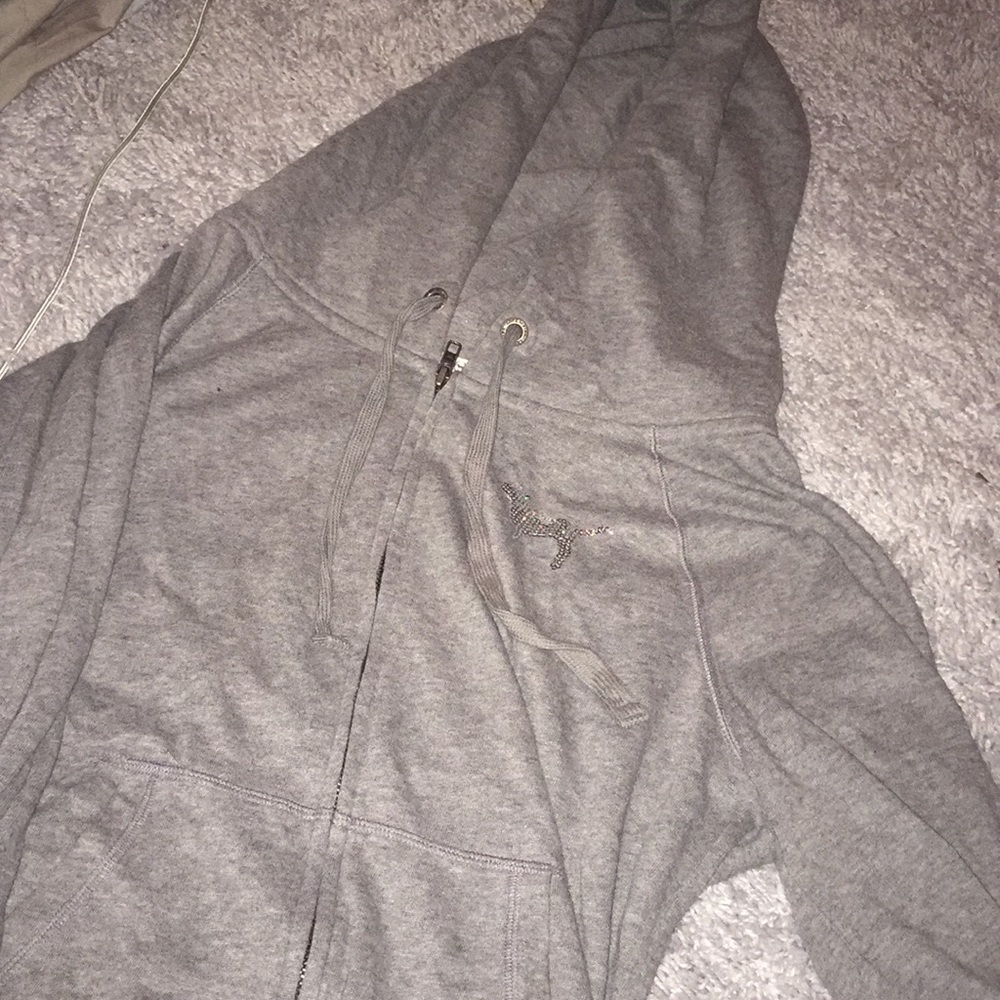 Vs pink zip up